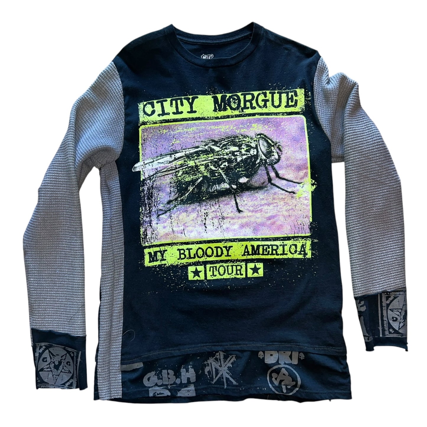 City Morgue Custom Long Sleeve (cut + Print+ sew) M