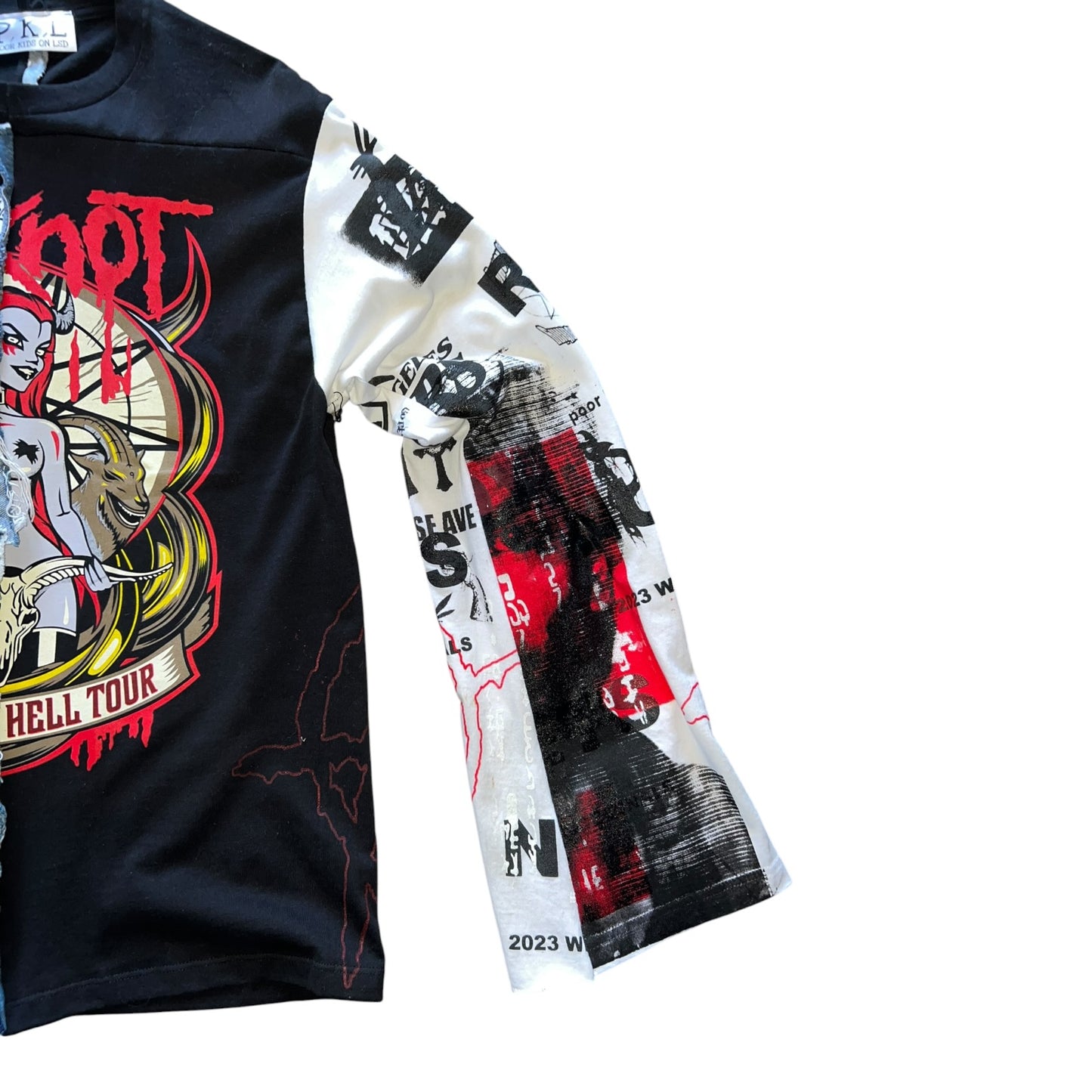Misfits Slipknot custom long sleeve (cut + Print+ sew) L