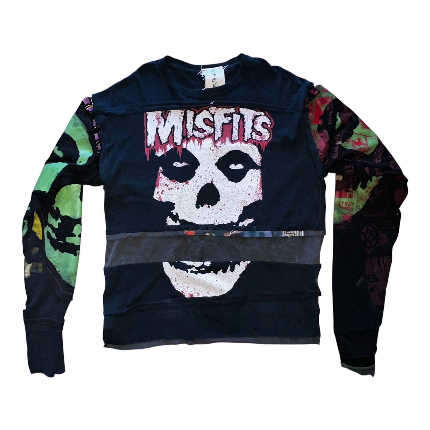 Misfits Split Custom Long Sleeve (cut + Print+ sew) M
