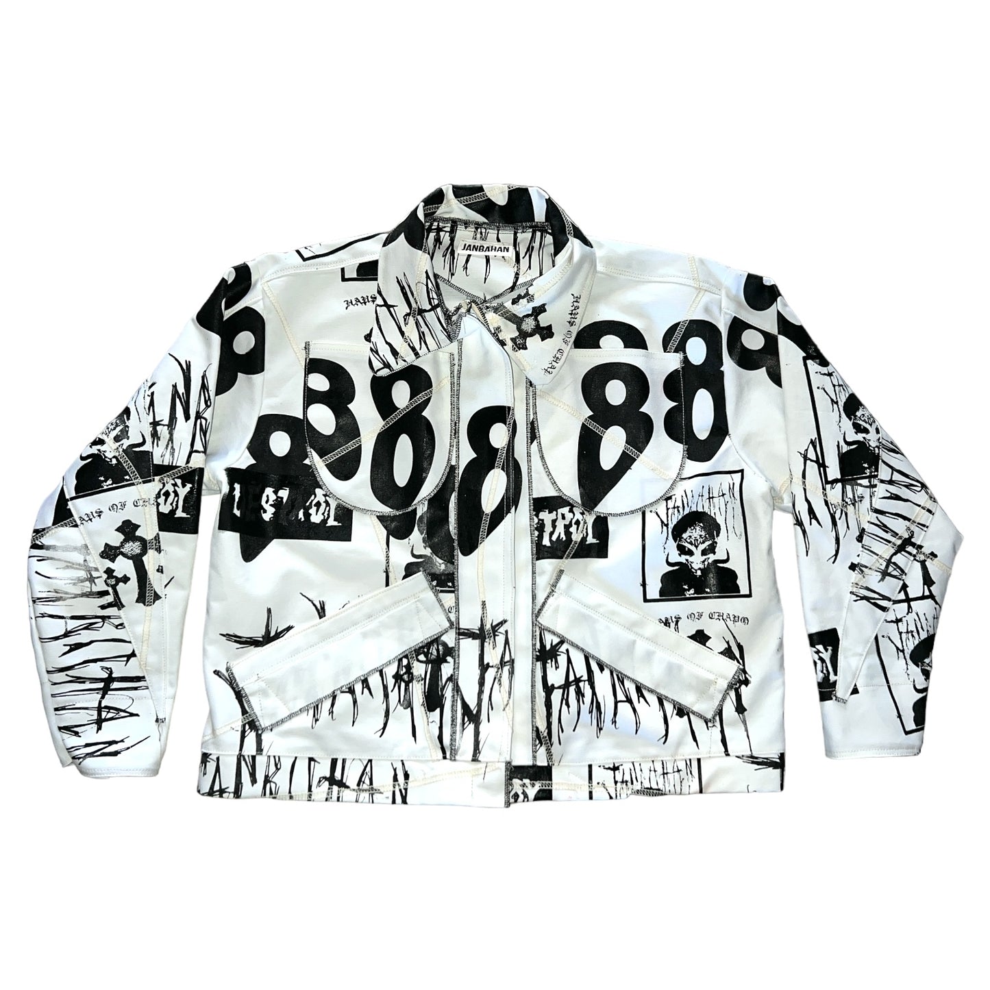 Destroy white canvas Jacket