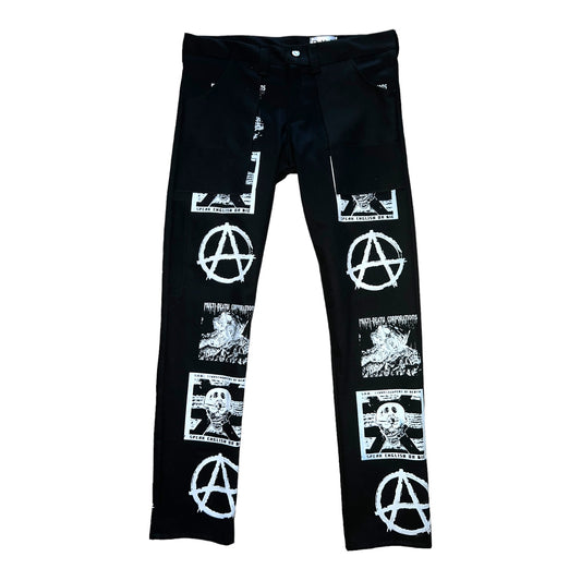 Anarchy black denim pants