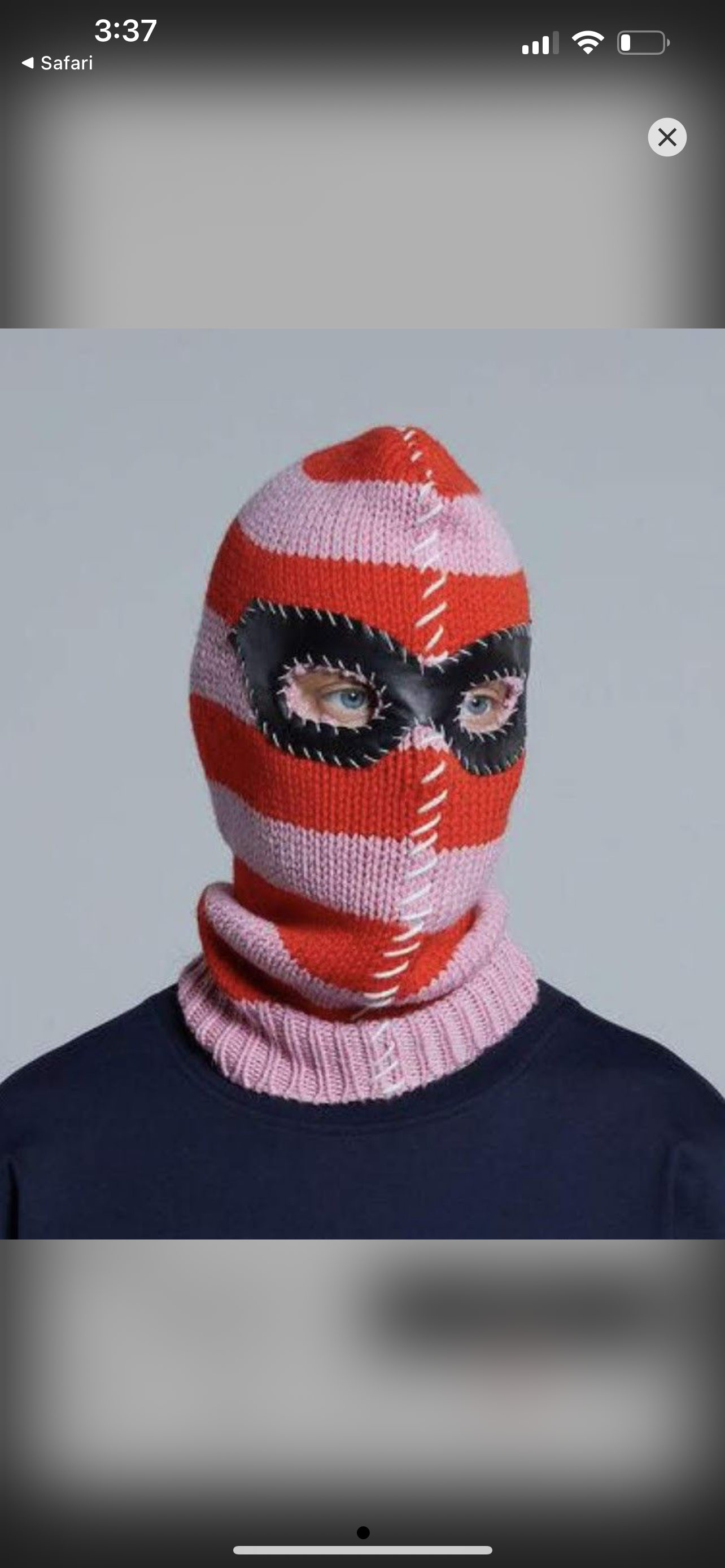 MARNI striped Balaclava