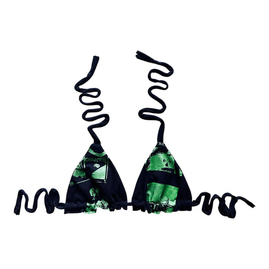 Reversible Hollywood punk bikini top