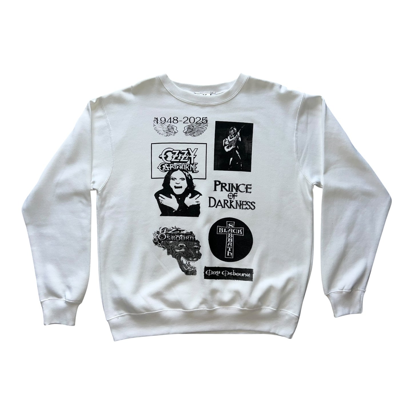 Ozzy Prince of Darkness Tribute Crewneck