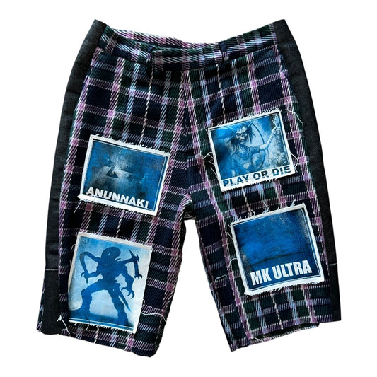 Blueprint Plaid Patched Jorts 1/1