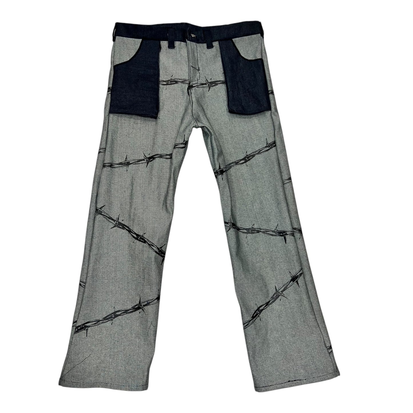 Barbed Wire Denim Pants