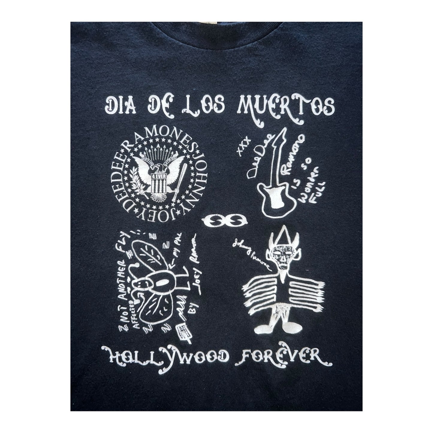 2000's Dia de los Muertos ramones band tee