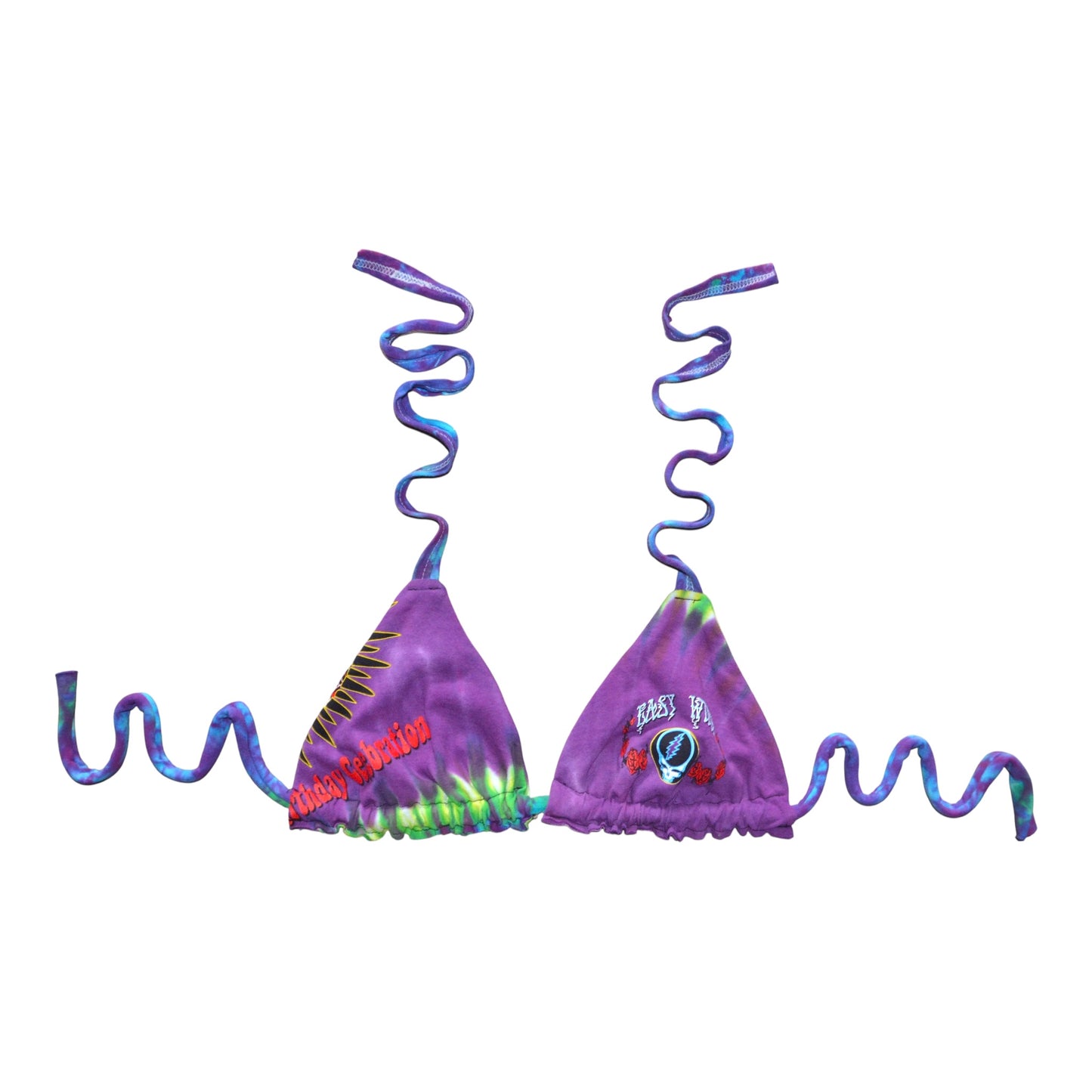Reversible Grateful Dead Tie Dye Bikini Top