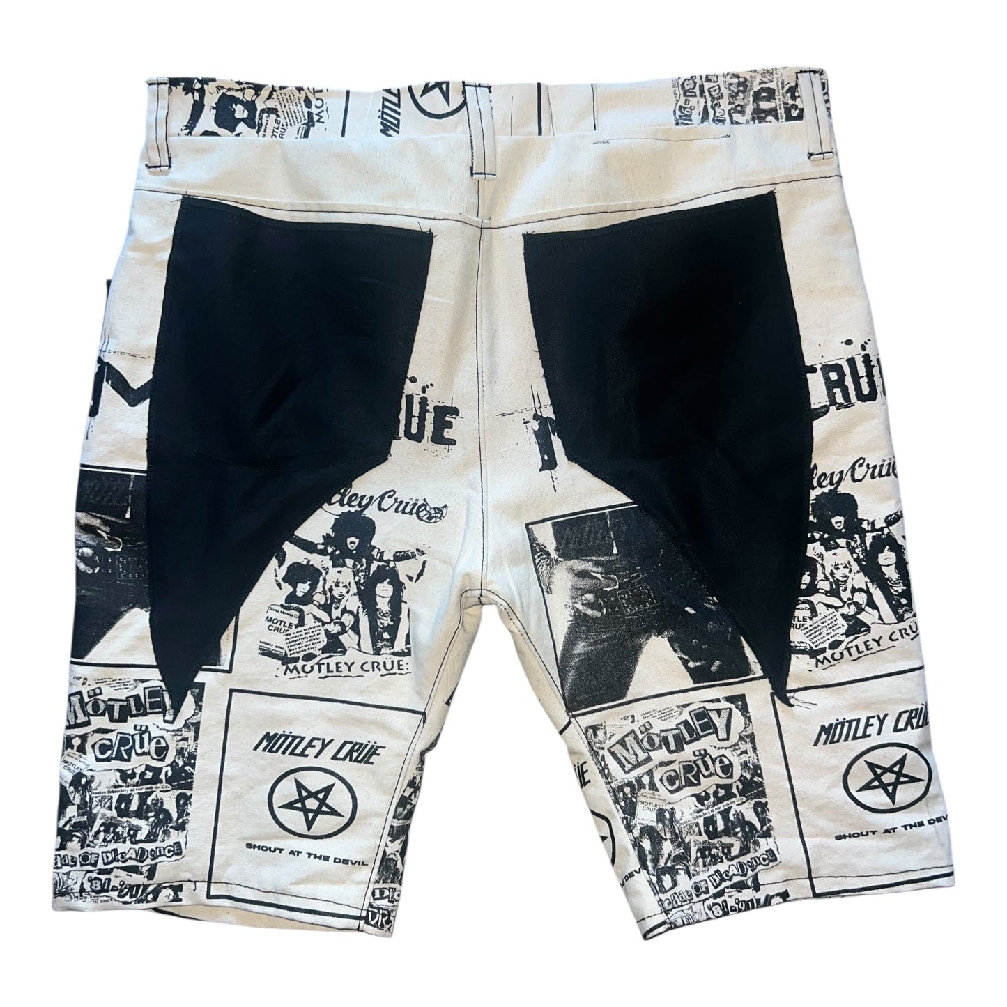 Motley Crue Canvas Shorts