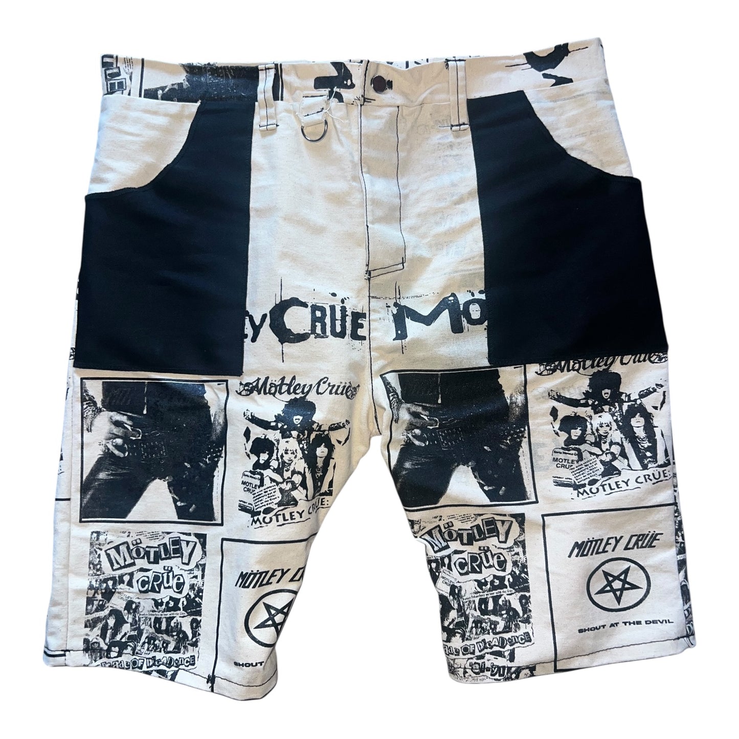 Motley Crue Canvas Shorts