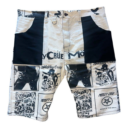 Motley Crue Canvas Shorts
