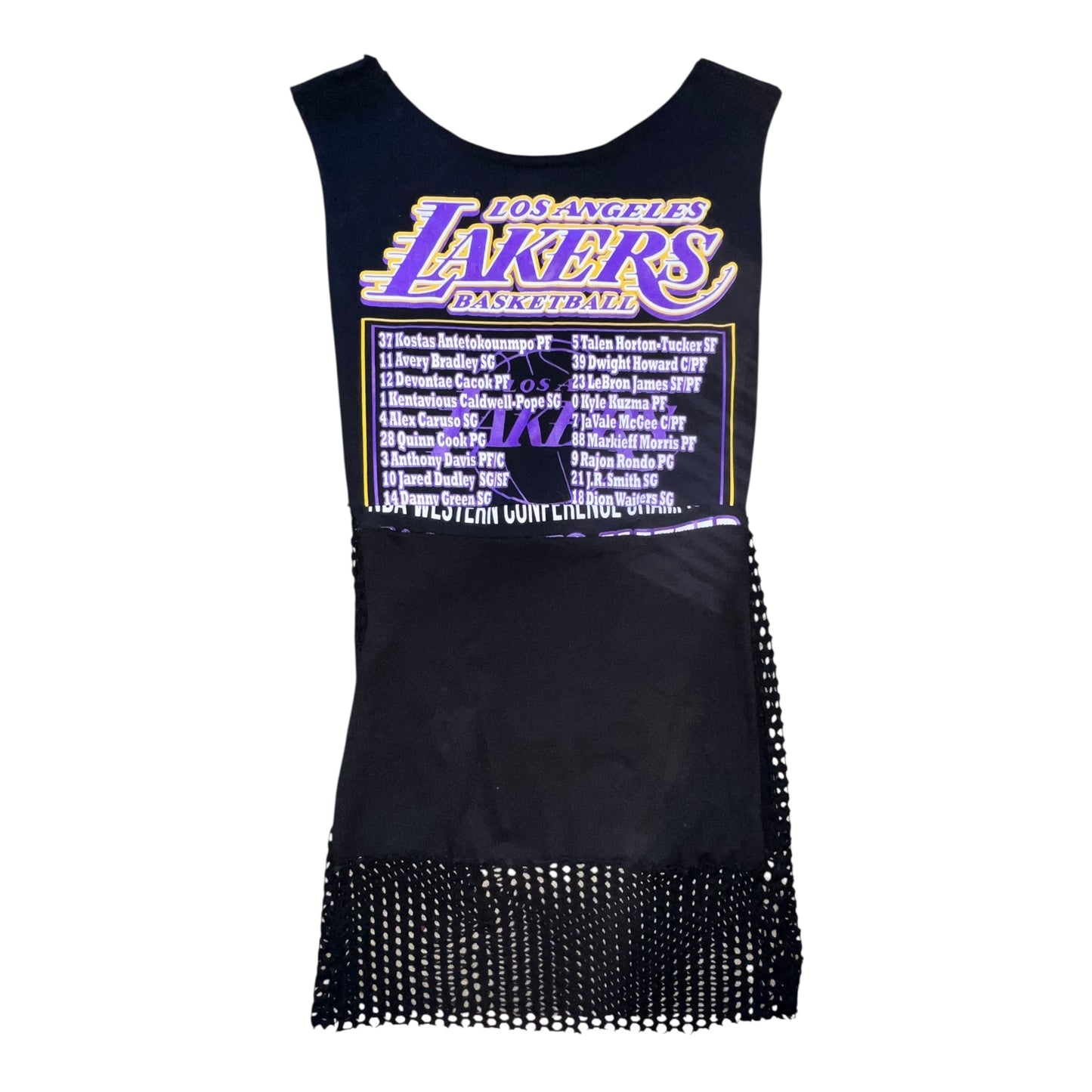 Lakers dress with mesh