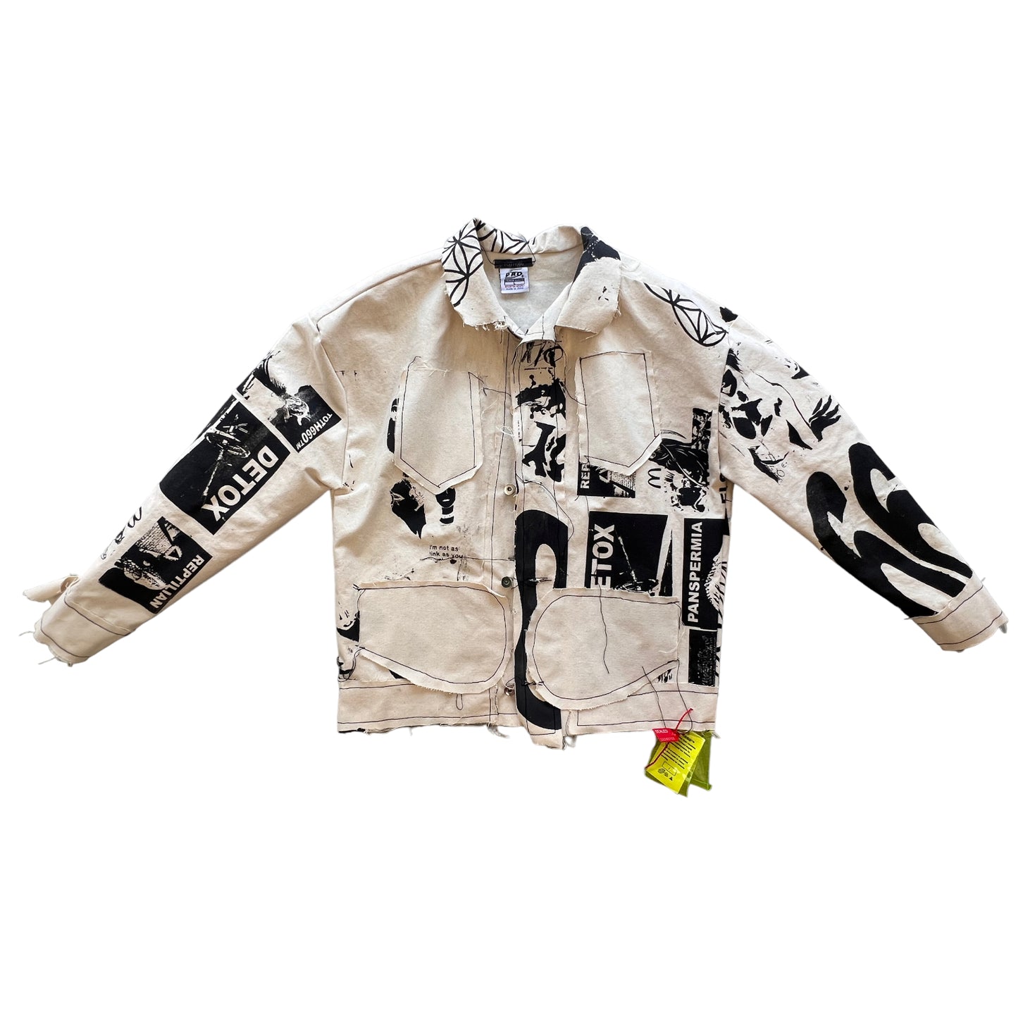 Toth 660 RAW all over  print Canvas Jacket