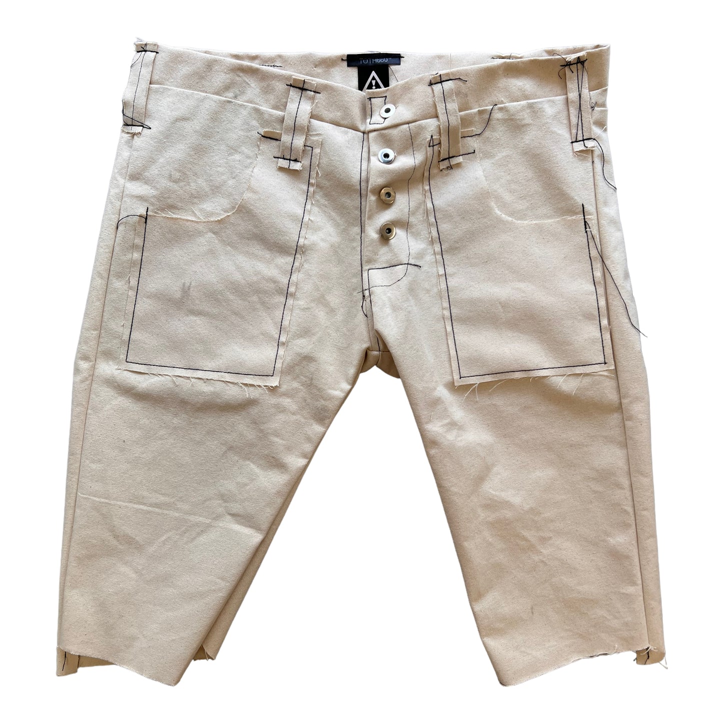 Toth 660 RAW canvas white shorts