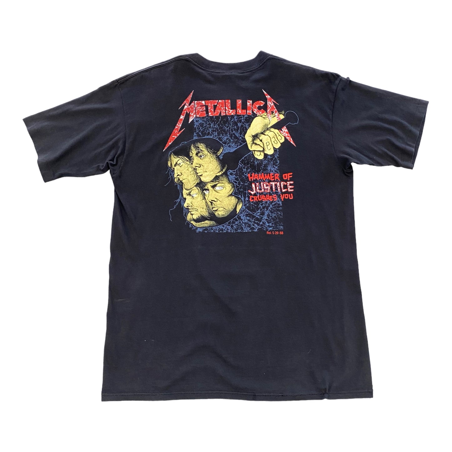 1988 Metalica ...And Justice For All Vintage and Original Concert T-shirt