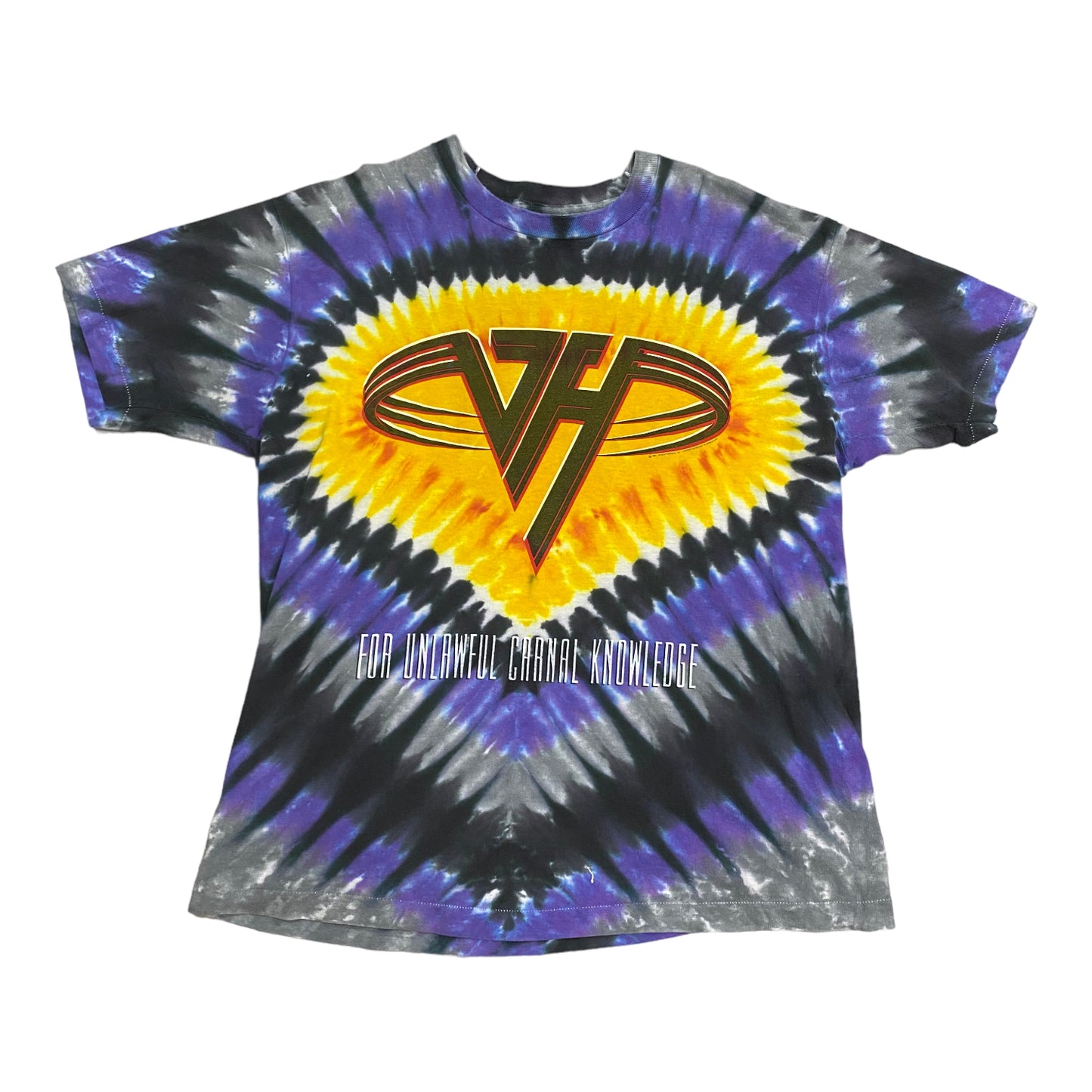 1991 Van Halen Carnal Knowledge Tie Dye Vintage Band Tee