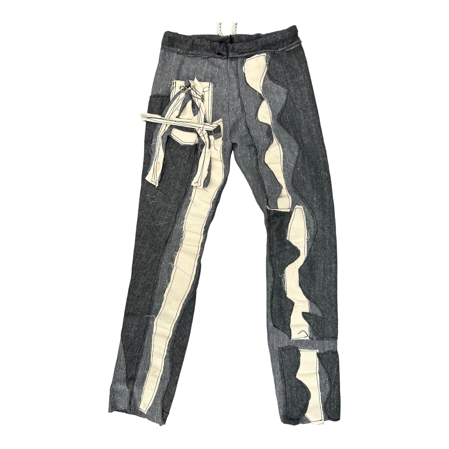 Haus of Chapo "Don't Sweat my canvas" Anarchy knit joggers