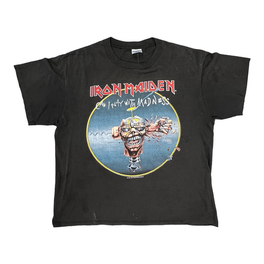 1988 Iron Maiden "Can I play with Madness" Band Tee