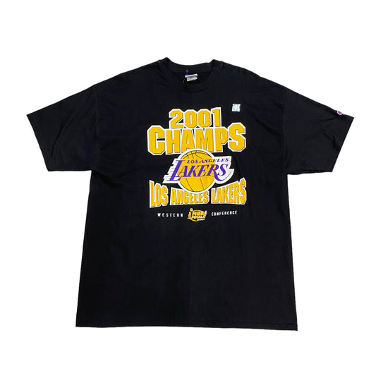 2001 Lakers Champs (Western Conference) Vintage T-shirt