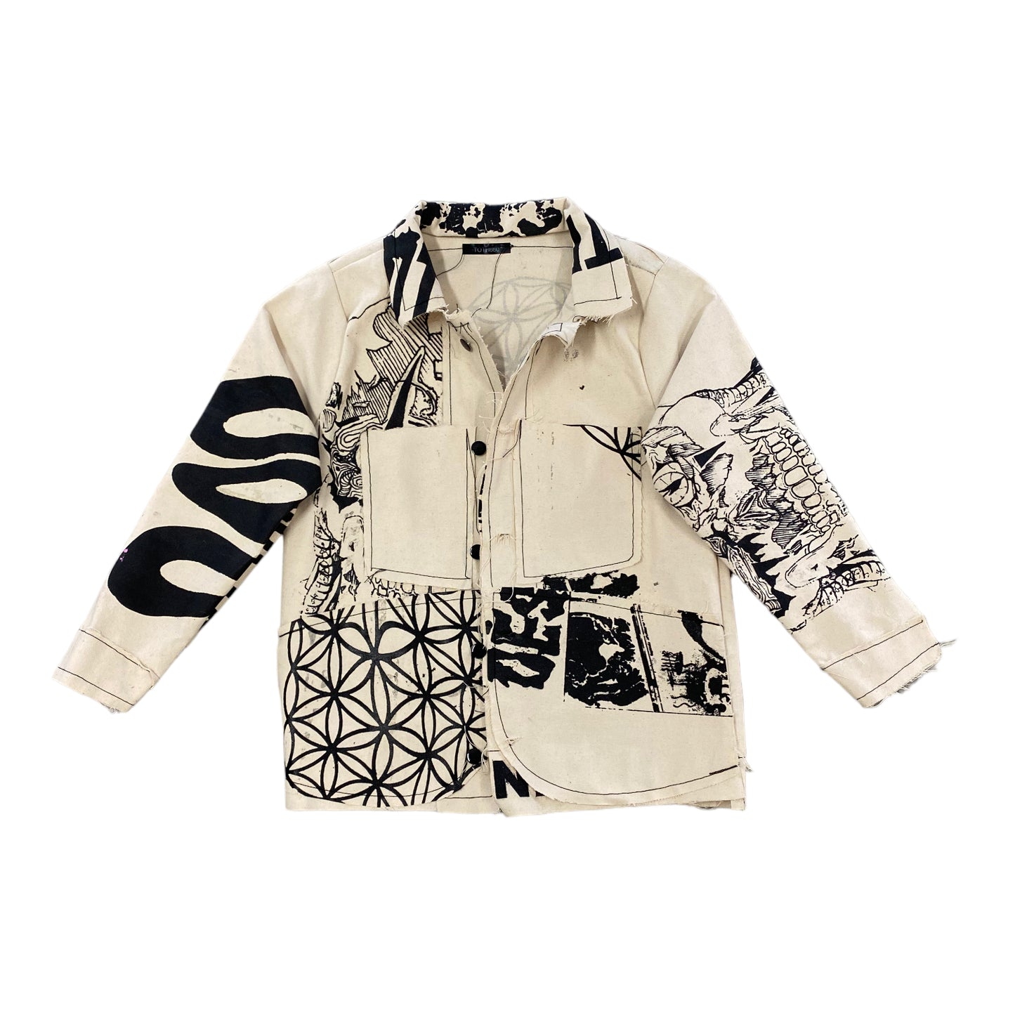 Toth 660 RAW all over  print Canvas Jacket