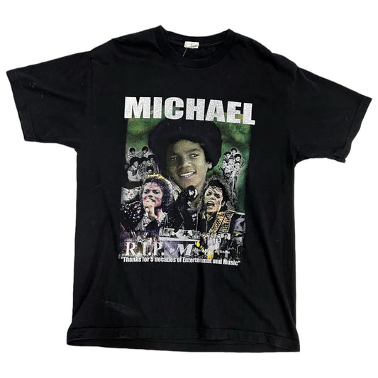 2000's Michael Jackson huldeblyk vintage tee
