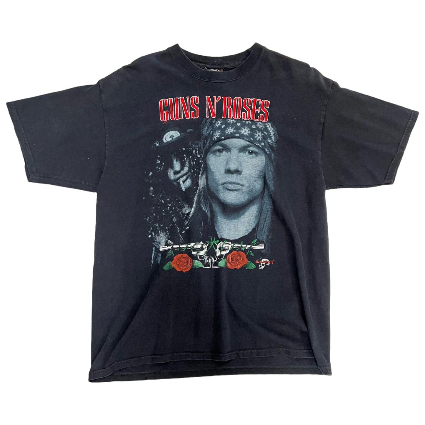 1990'S GUNS AND ROSES EMBROIDERED ROCK AND DEATH TOUR TEE