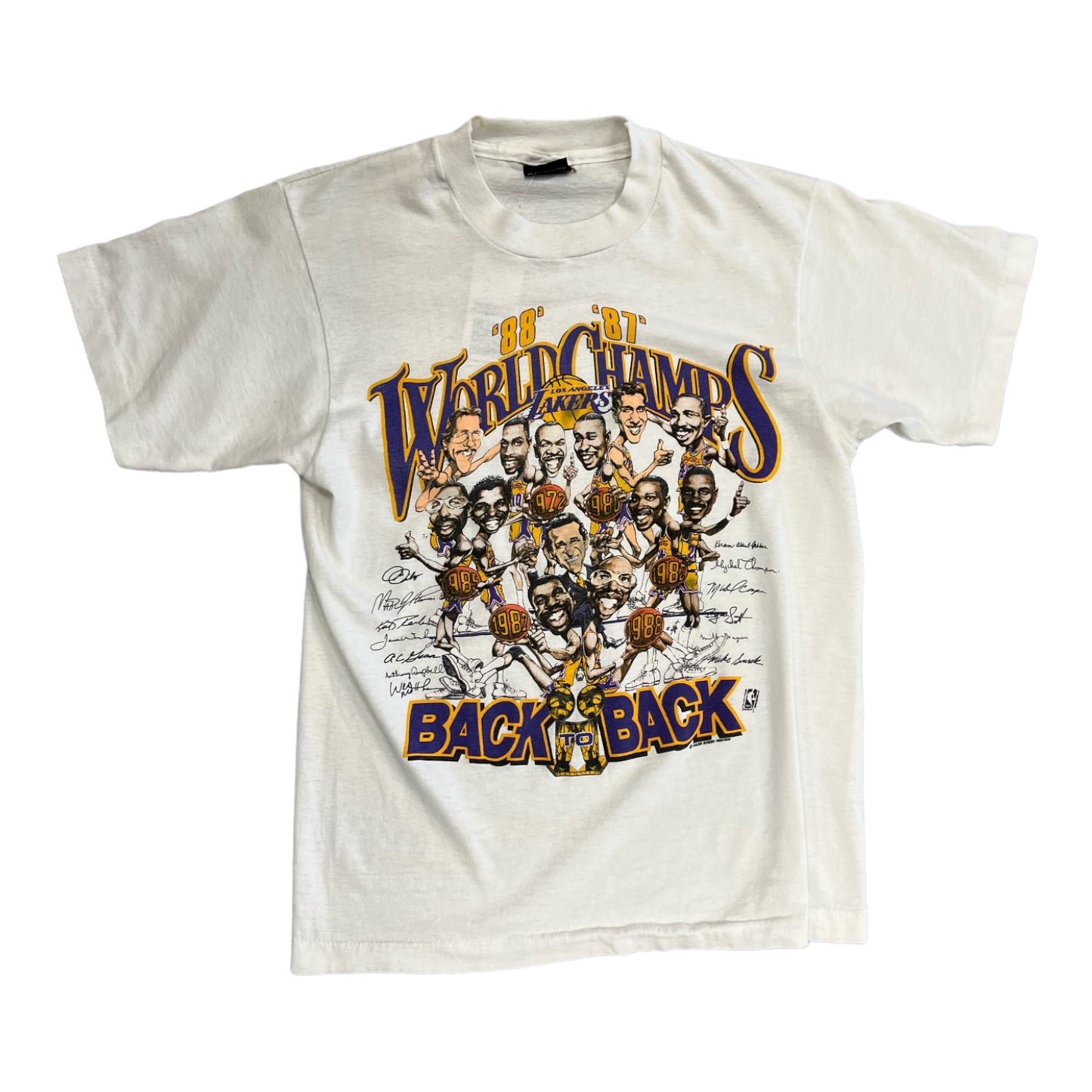 1987-88 LA lakers world champions back to back
