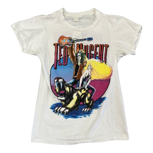 1986 Ted nugent rock band tee