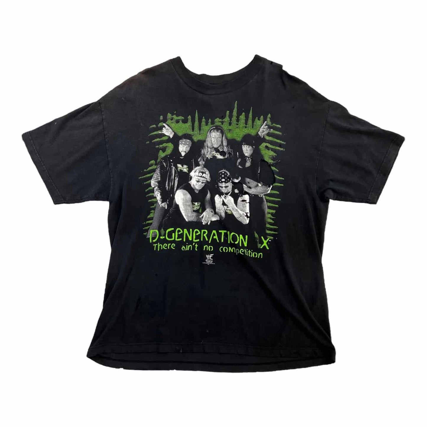 1998 d-generation x there ain’t no competition vintage wrestling tee
