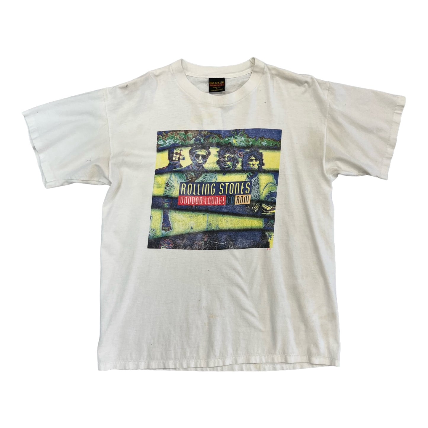 1990 Rolling Stones voodoo lounge cd room t-shirt