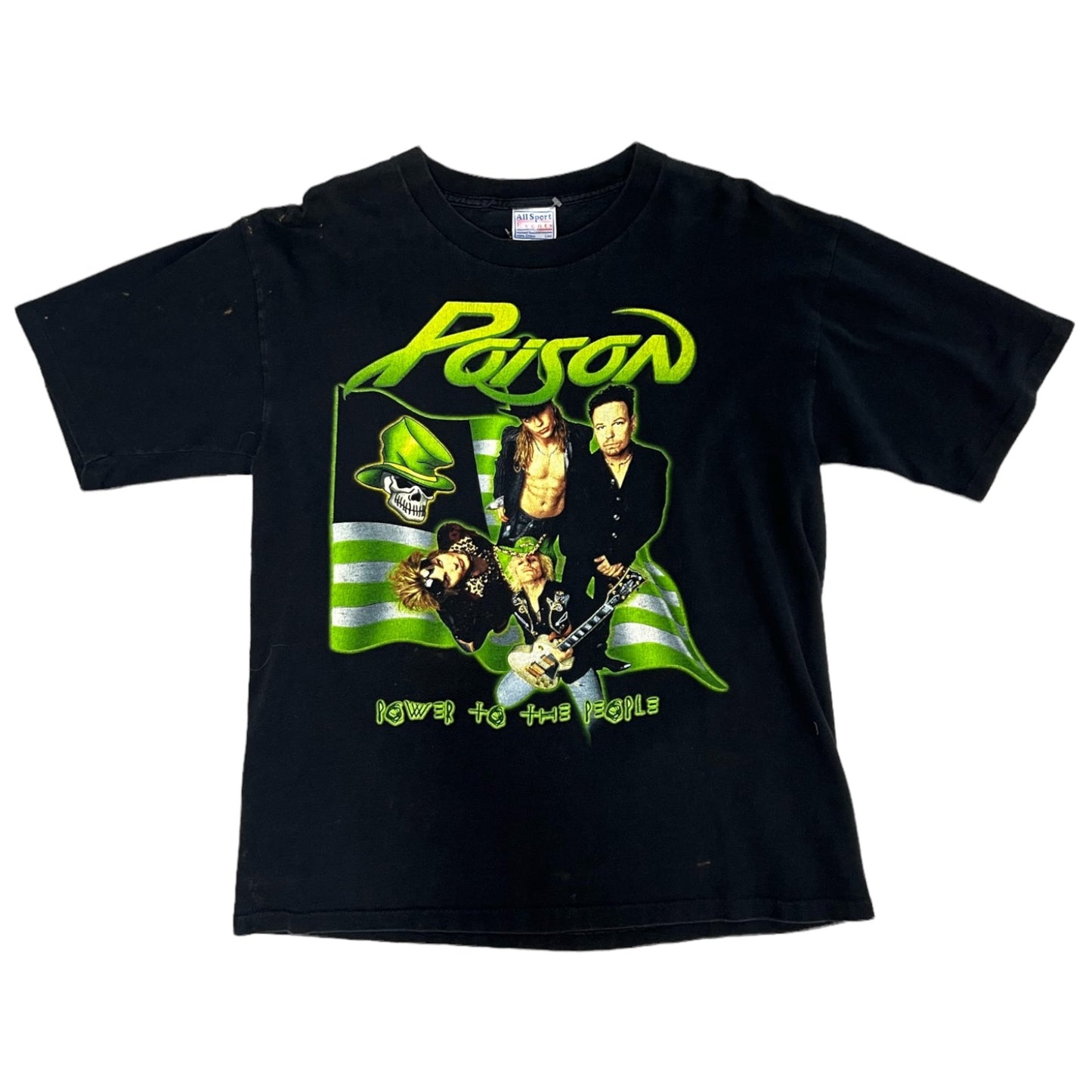 Official 2000’s Poison  "Power to the People" vintage Tee