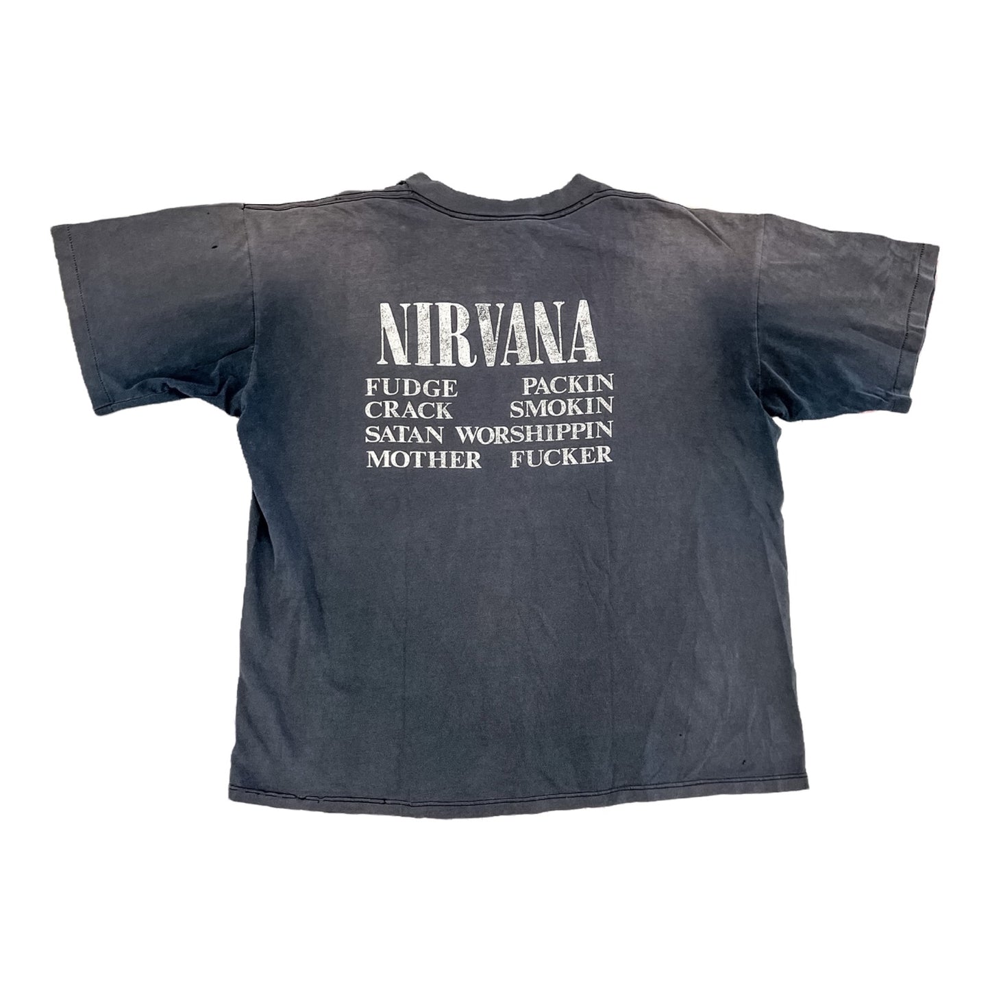 Original Vintage 1992 Nirvana Vestibule Circles Of Hell Dante's Inferno Shirt