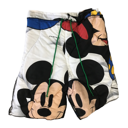 Haus of Chapo Mickey Mouse puffer shorts