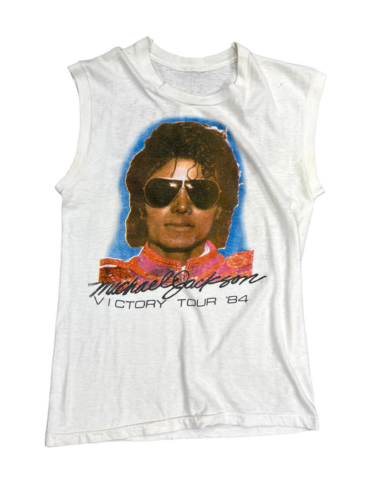 1988 vintage Michael Jackson slegte toer-t-shirt