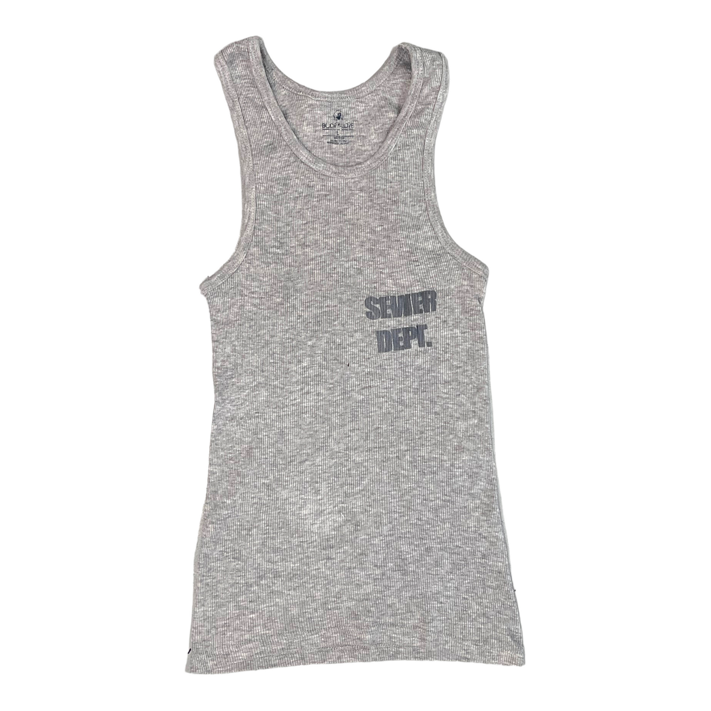 Sewer Dept Wife Beater Gray
