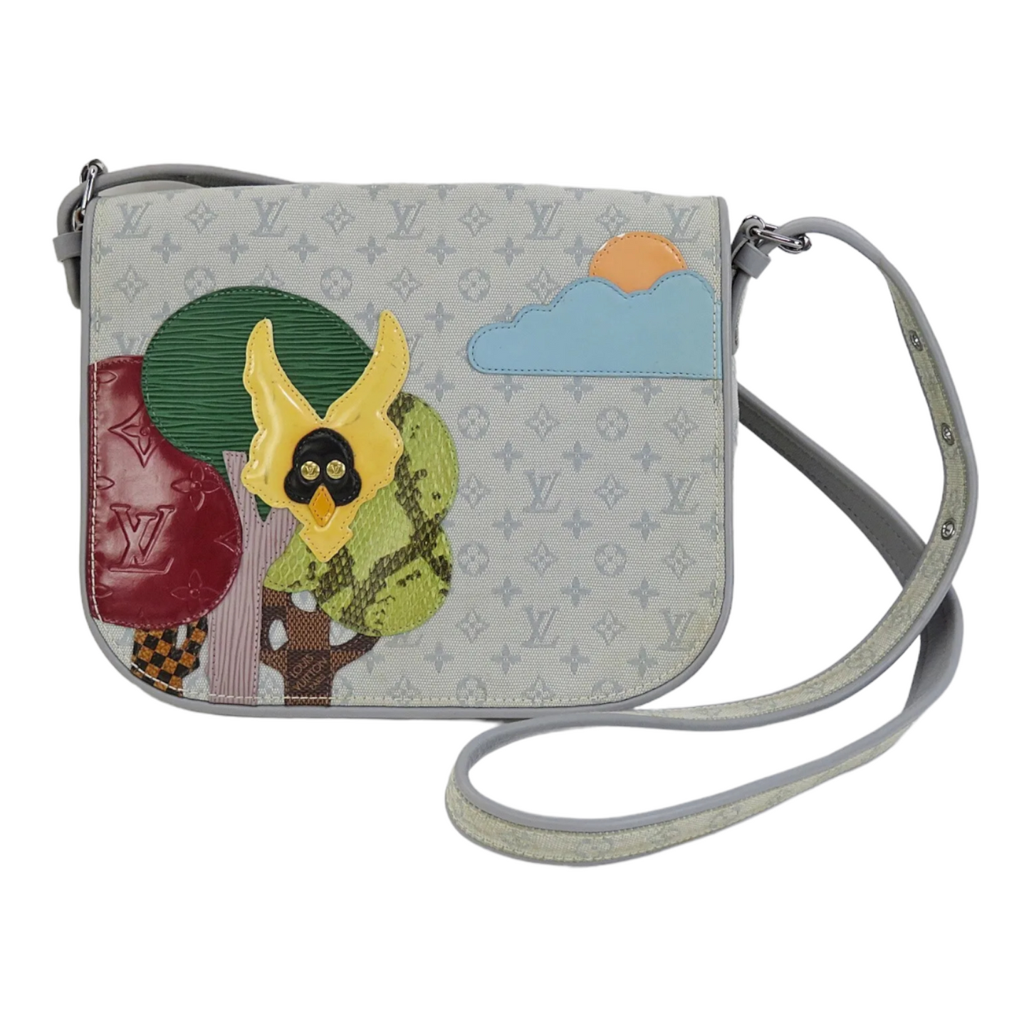 Conte de fées cloth handbag Louis Vuitton Beige in Cloth - 30492962