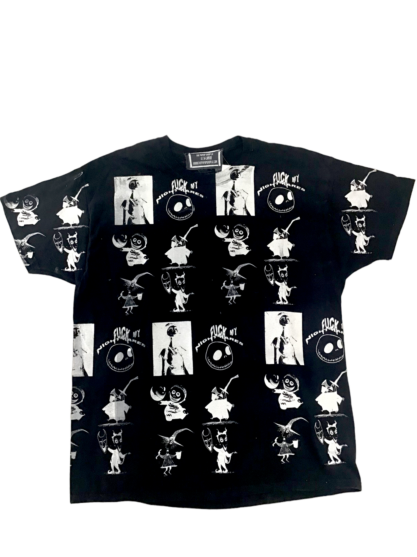 Nightmare before Christmas F**k My Nightmares all over print T shirt
