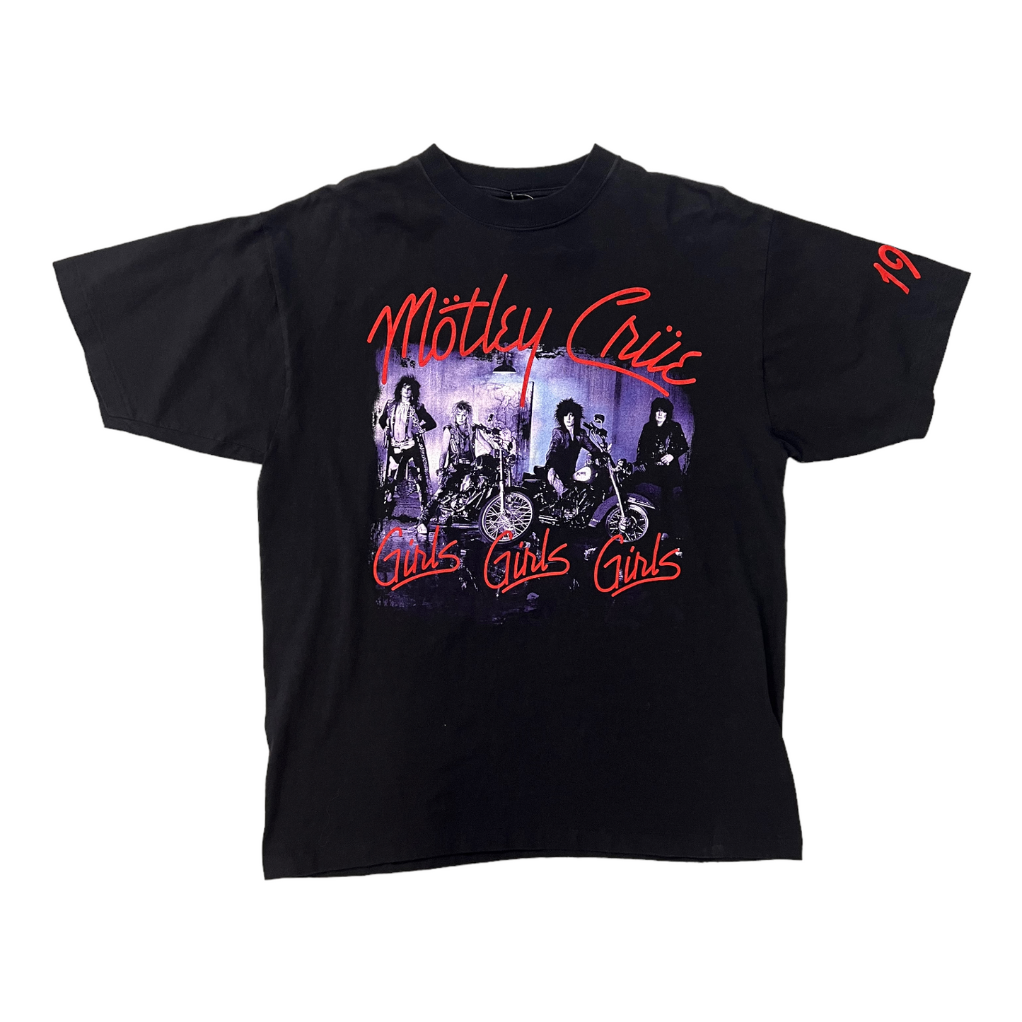 1987 Motley Crue “Girls, Girls, Girls” vintage tour tee